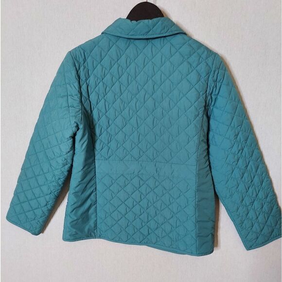 Pendleton Quilted Aqua Blue‎ Full Zip Lightweight Jacket Sz Sm - Picture 6 of 12